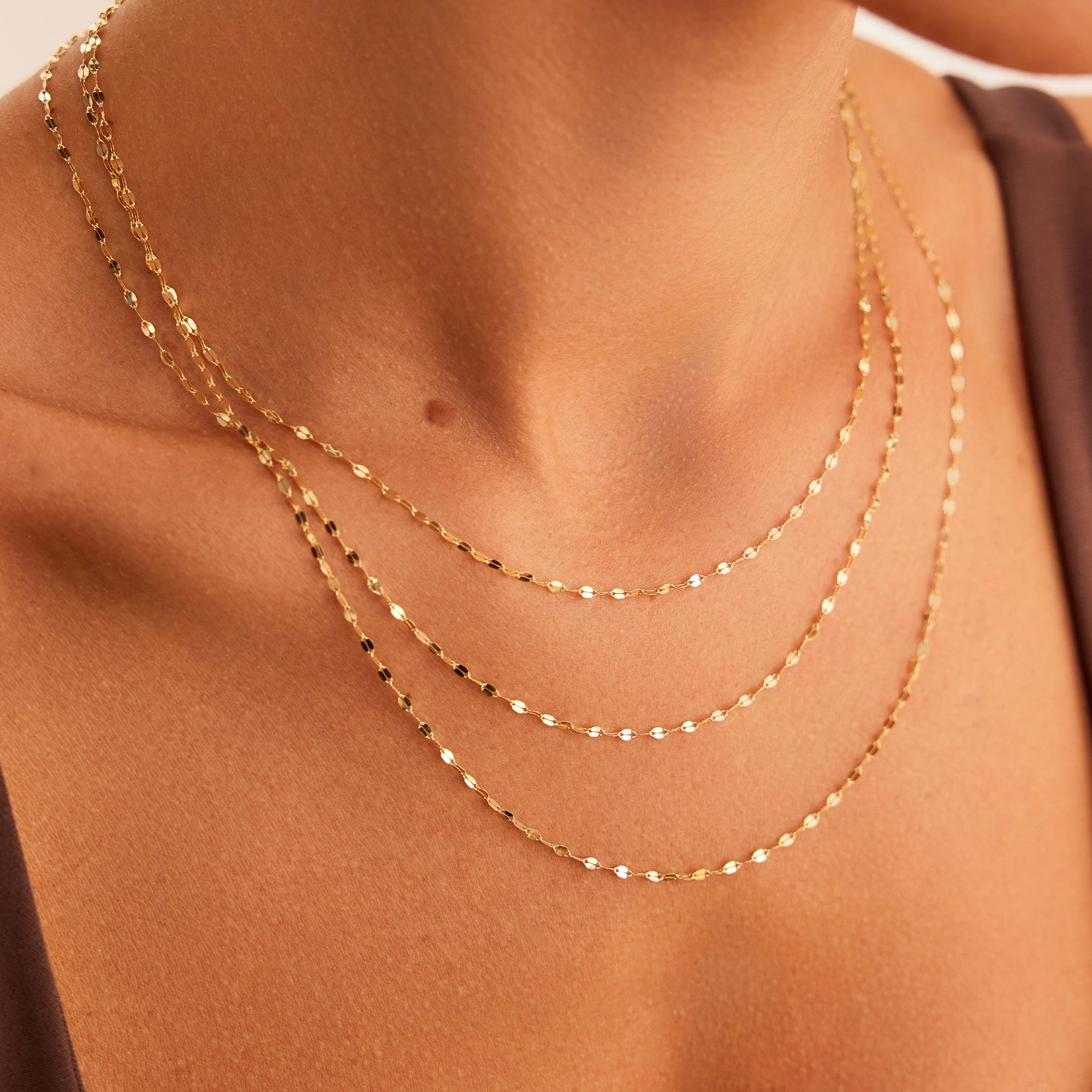 14 Ayar Altın Aynalı Zincir 1,80 mm