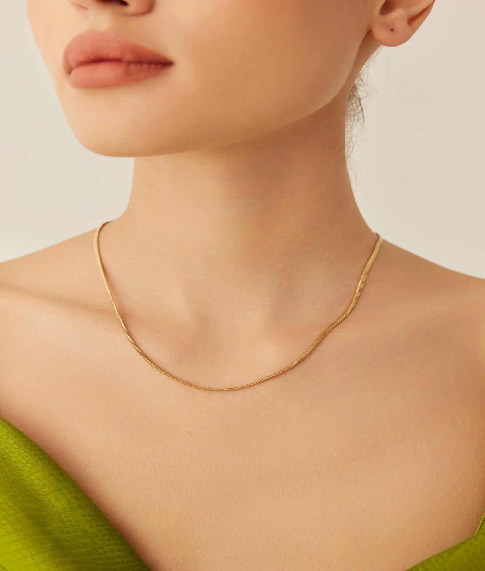 14 Ayar Altın Balıksırtı Zincir 2,10 mm