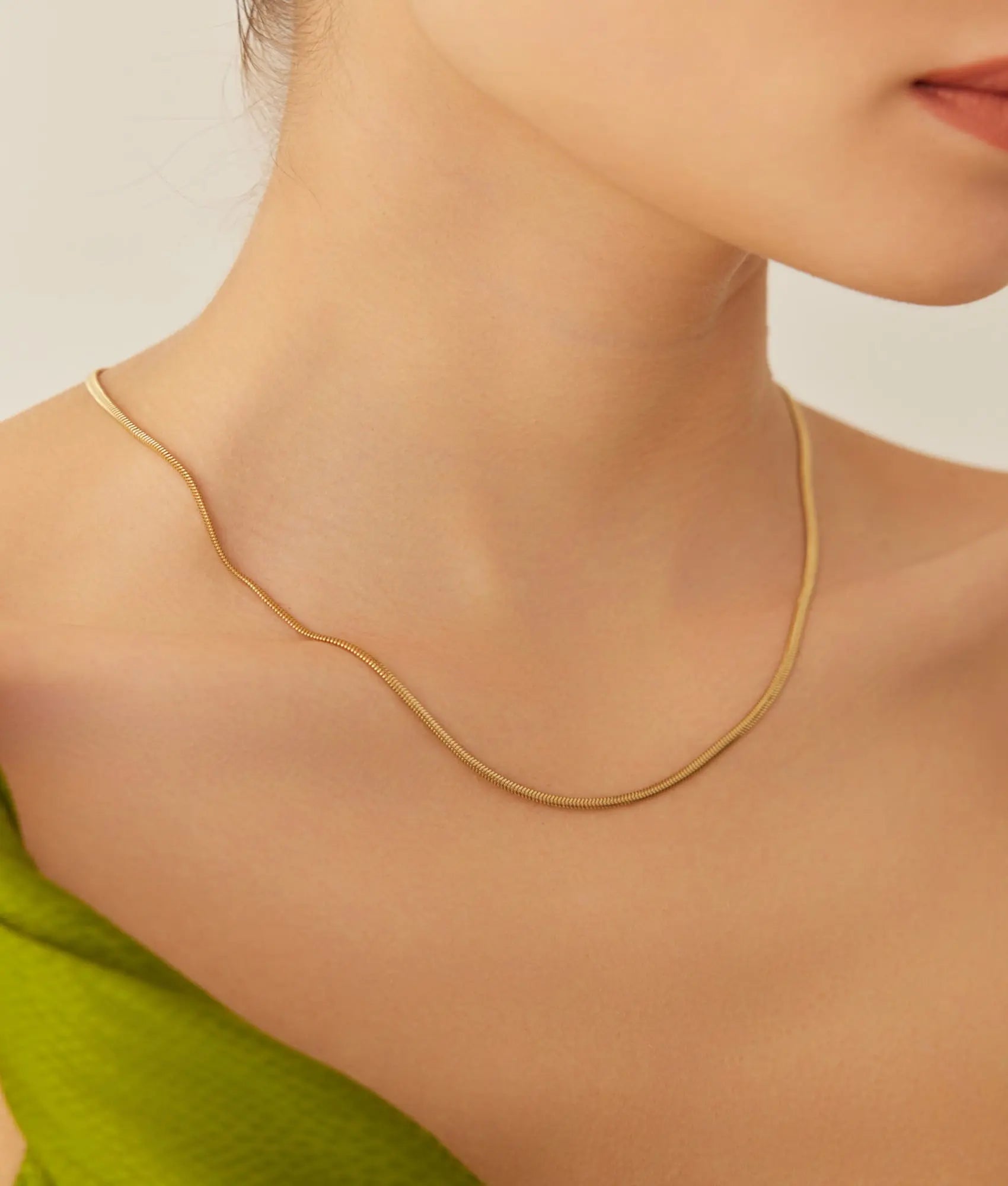 14 Ayar Altın Balıksırtı Zincir 2,10 mm