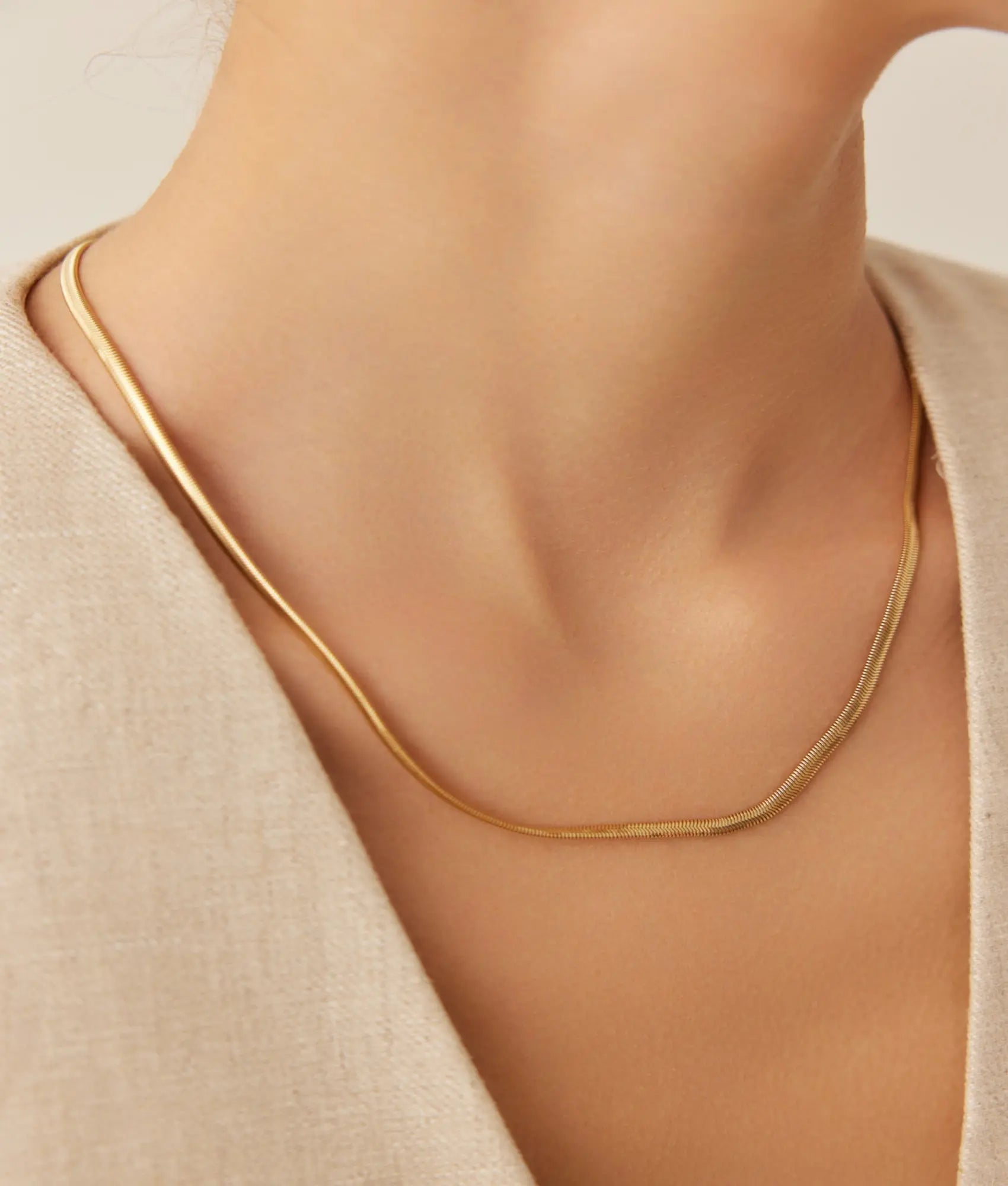 14 Ayar Altın Balıksırtı Zincir 2,60 mm