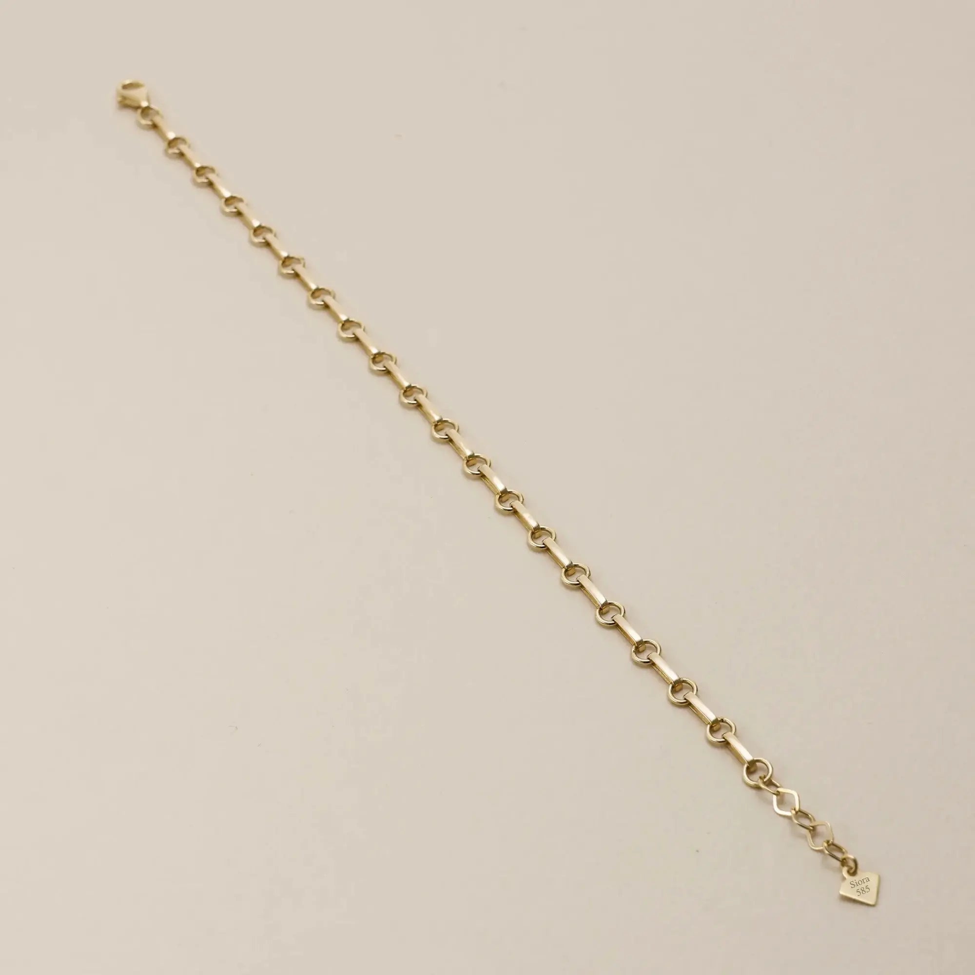 14 Ayar Altın Halka Trend Bileklik