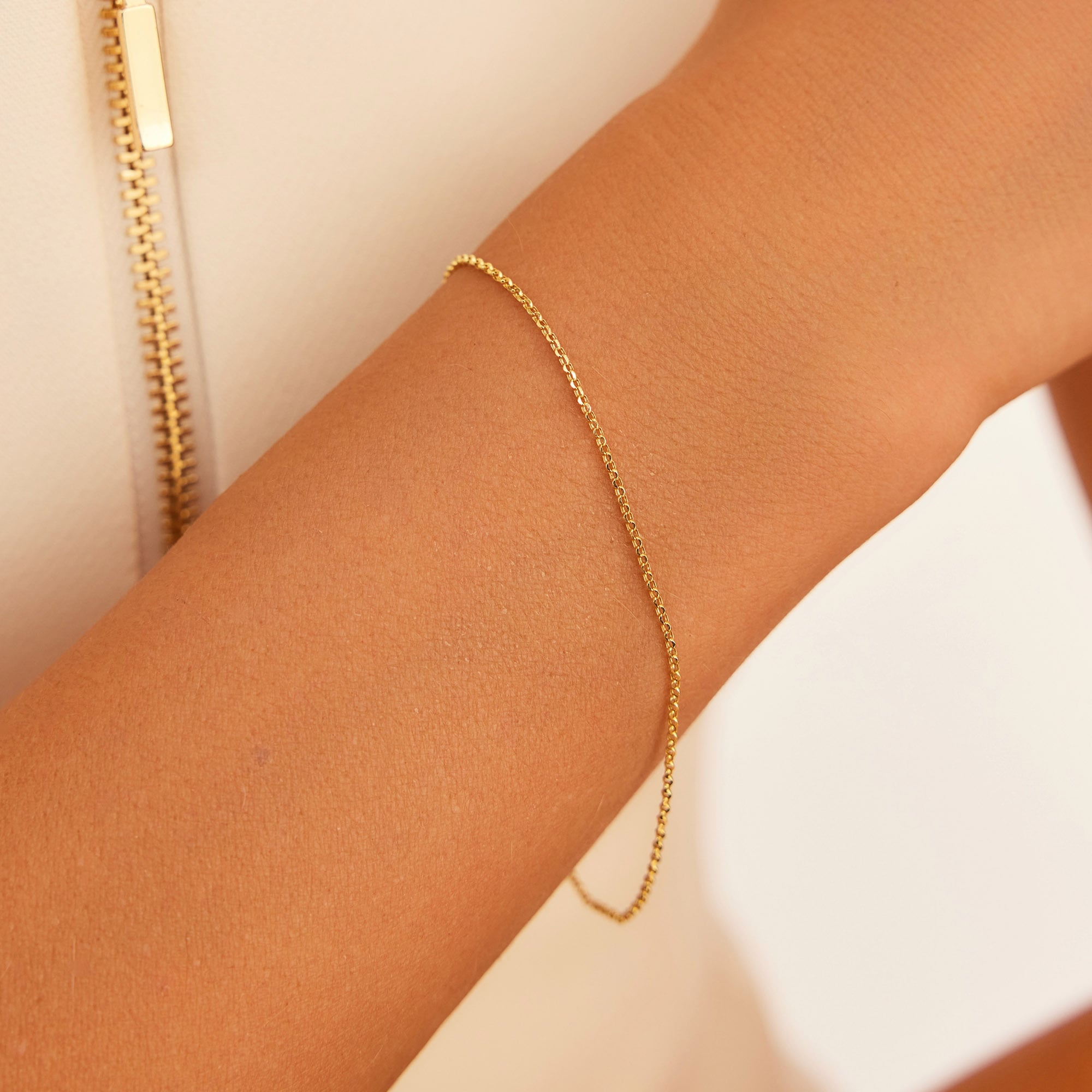 14 Ayar Altın İnce Doc Bileklik