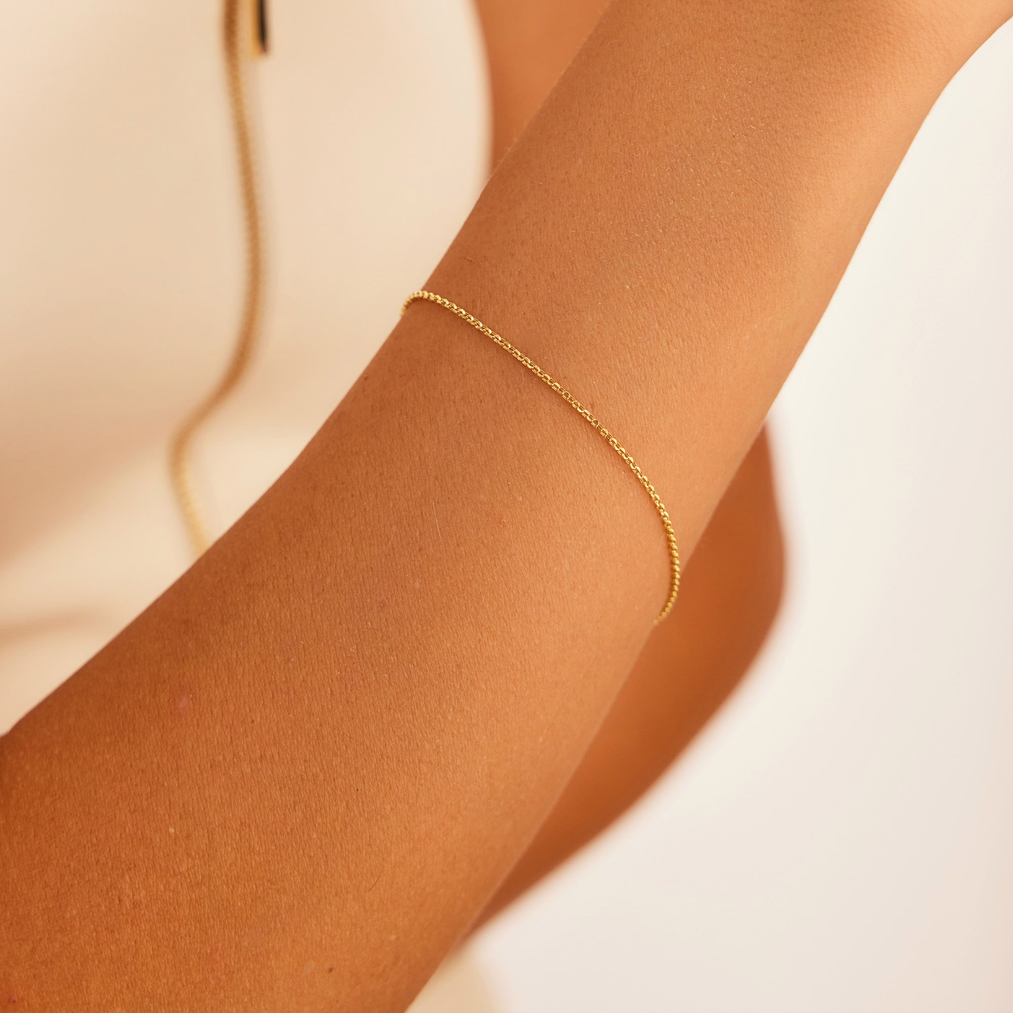 14 Ayar Altın İnce Doc Bileklik