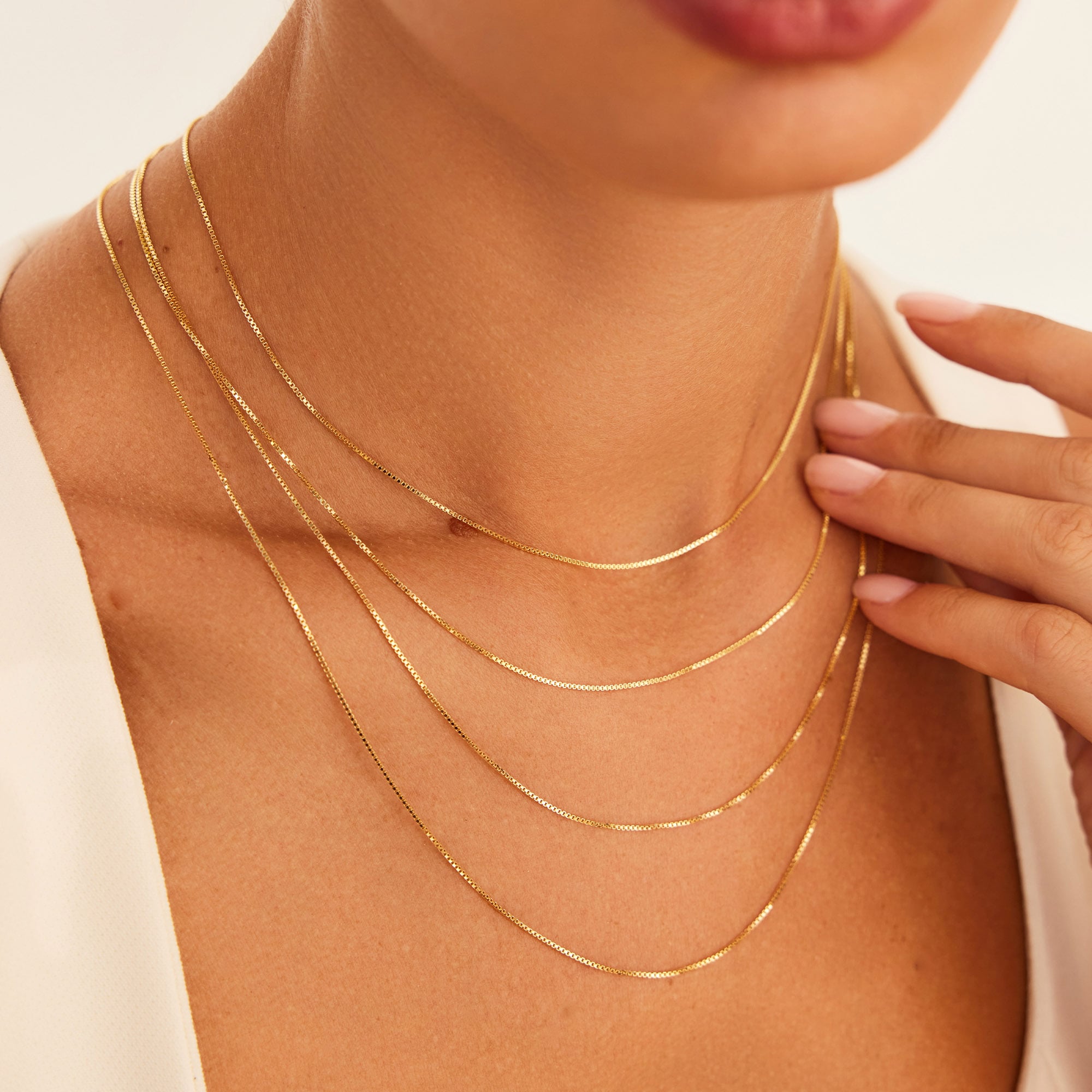 14 Ayar Altın İnce Zincir