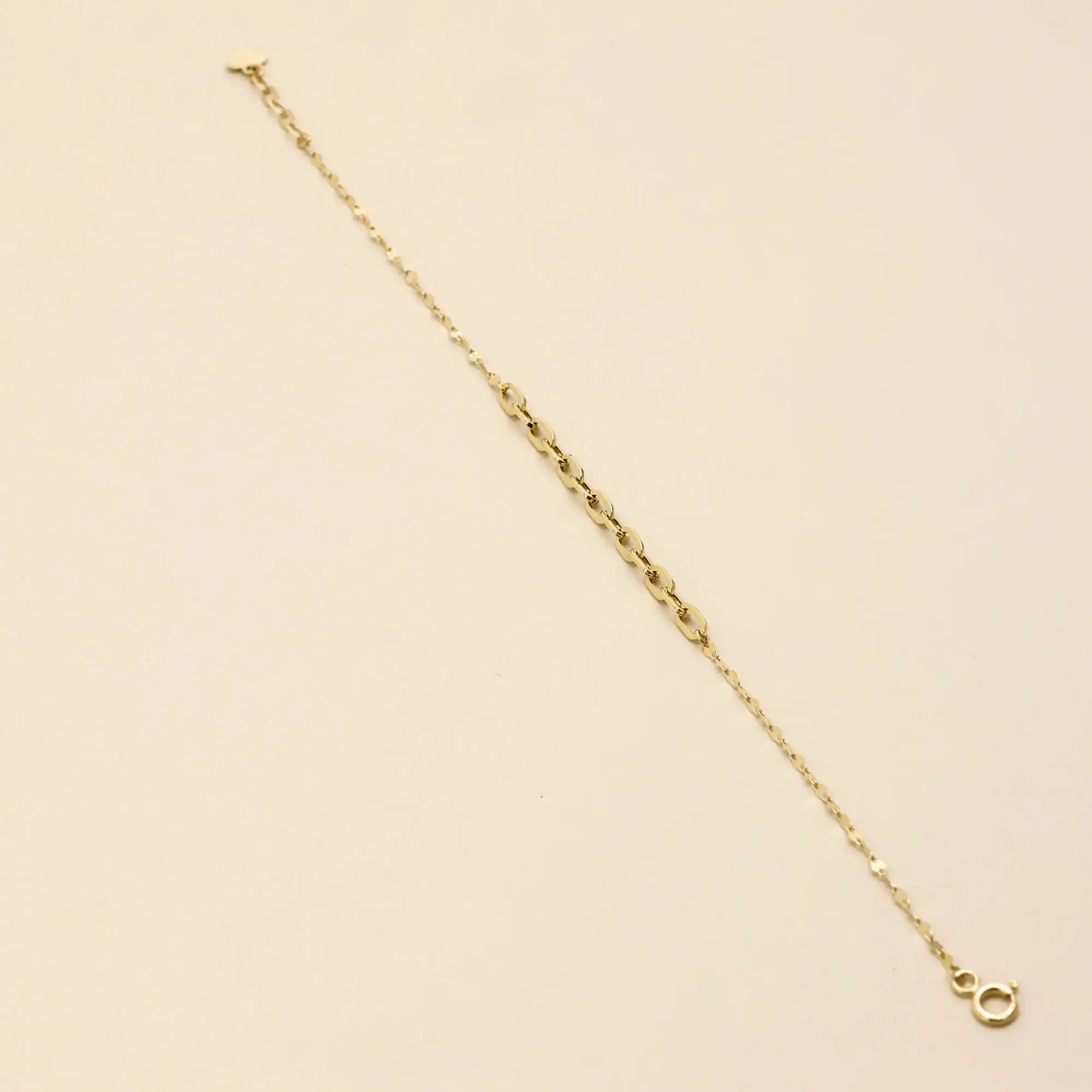 14 Ayar Altın Klasik Bileklik