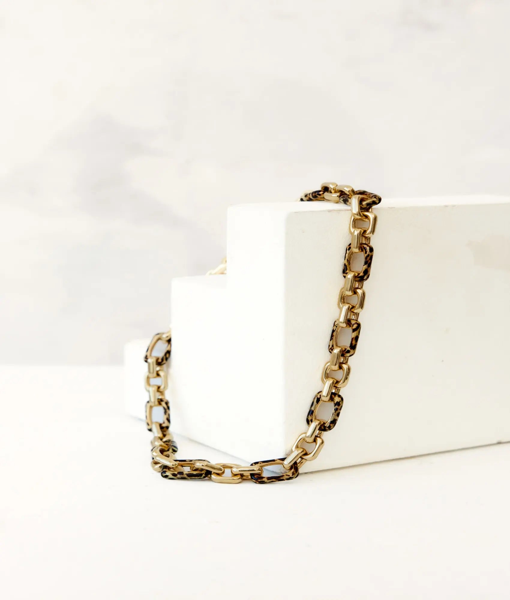 14 Ayar Altın Leopar Zincir