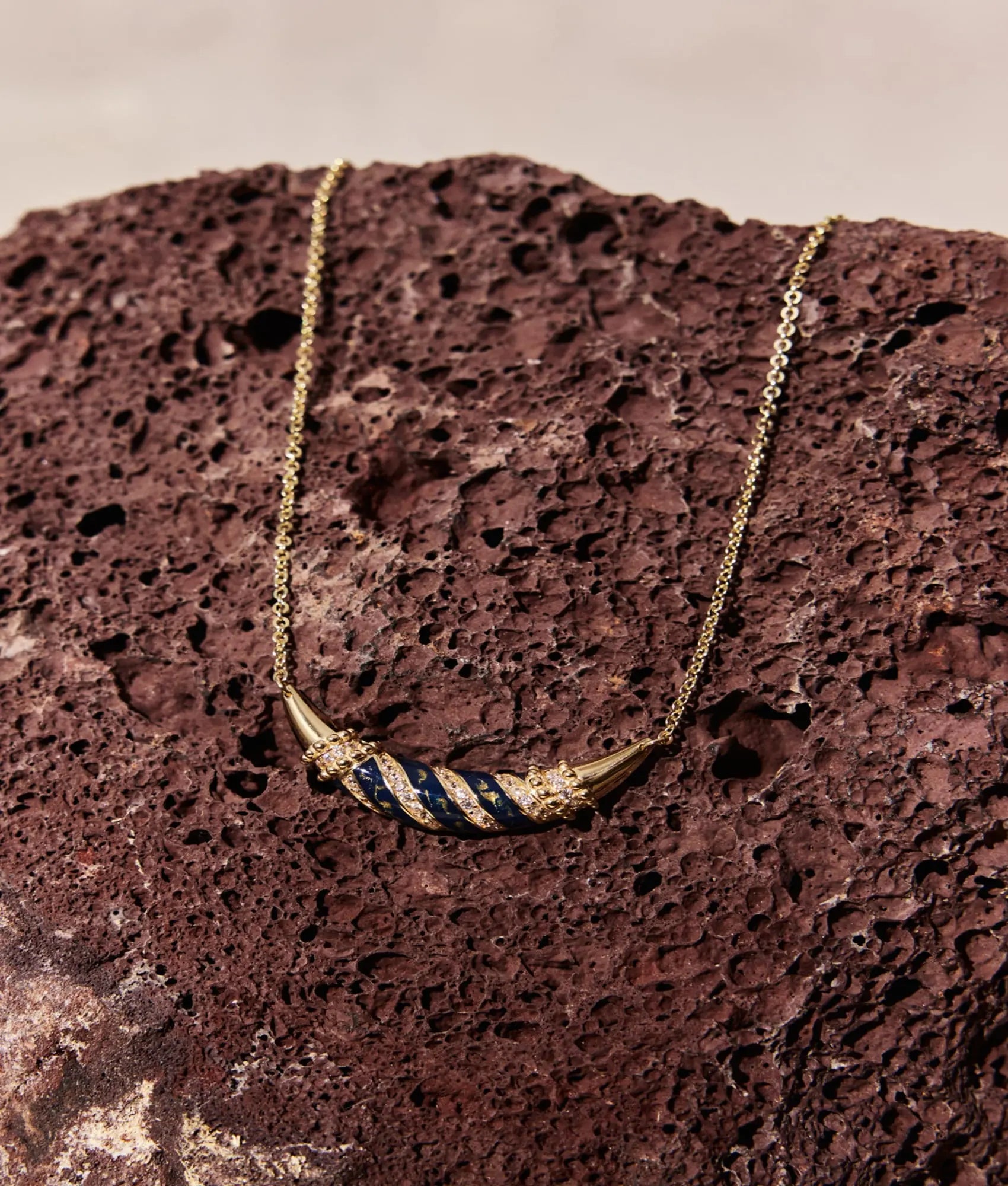 14 Ayar Altın Okyanusya Kolye