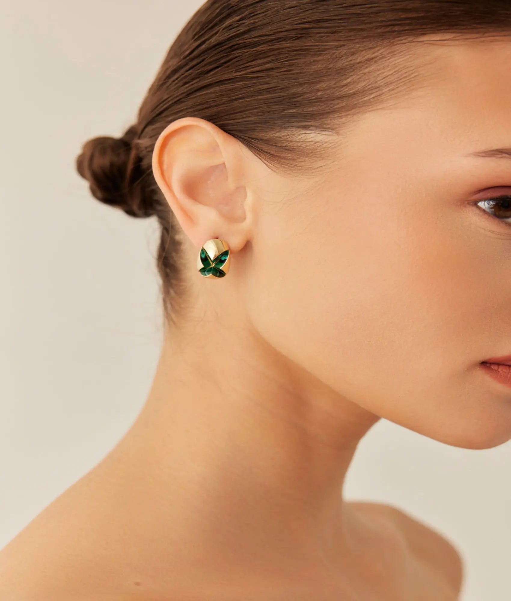 14 Ayar Altın Silva Küpe