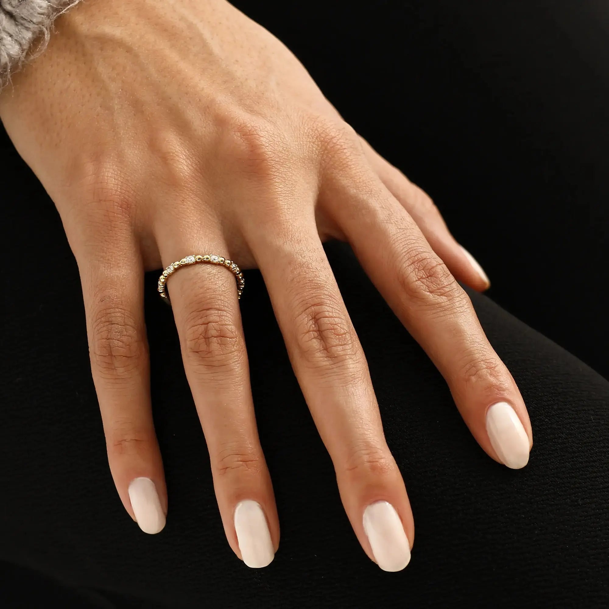 14 Ayar Altın Taşlı Mini Yüzük