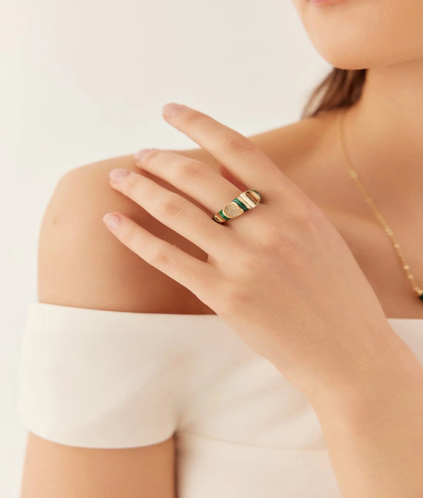 14 Ayar Altın Verda Yüzük