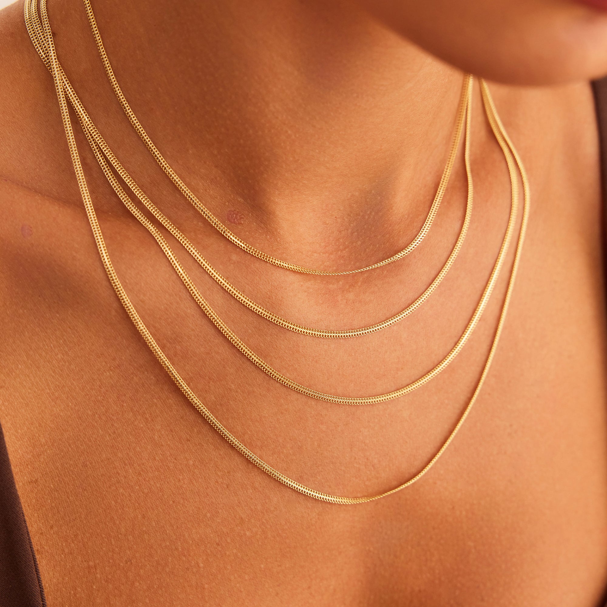 14 Ayar Altın Viyana Zincir