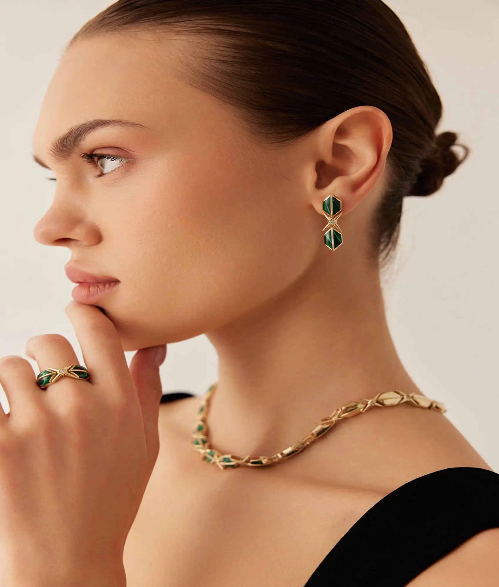 14 Ayar Altın Zelena Küpe