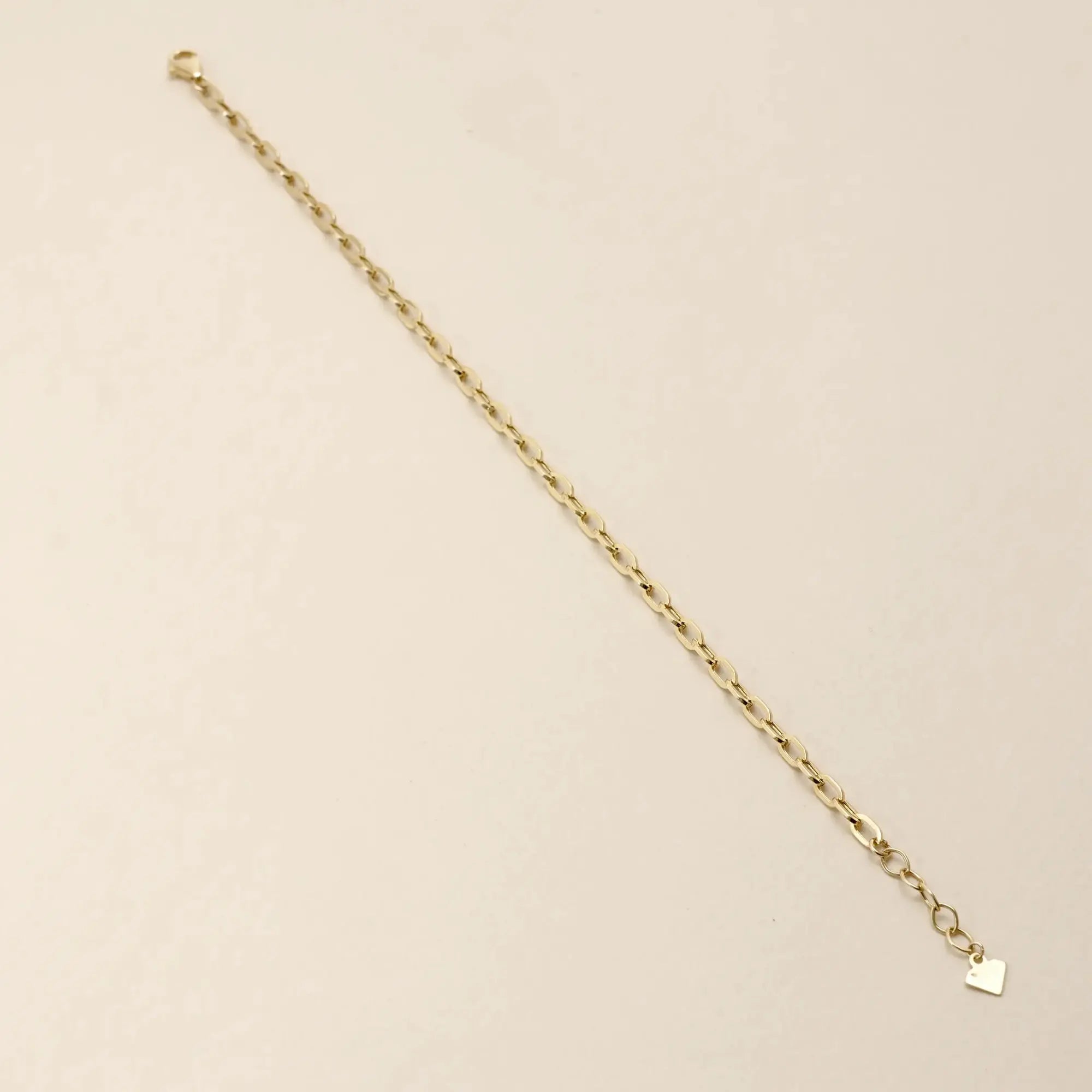 14 Ayar Altın Zincir Klasik Bileklik