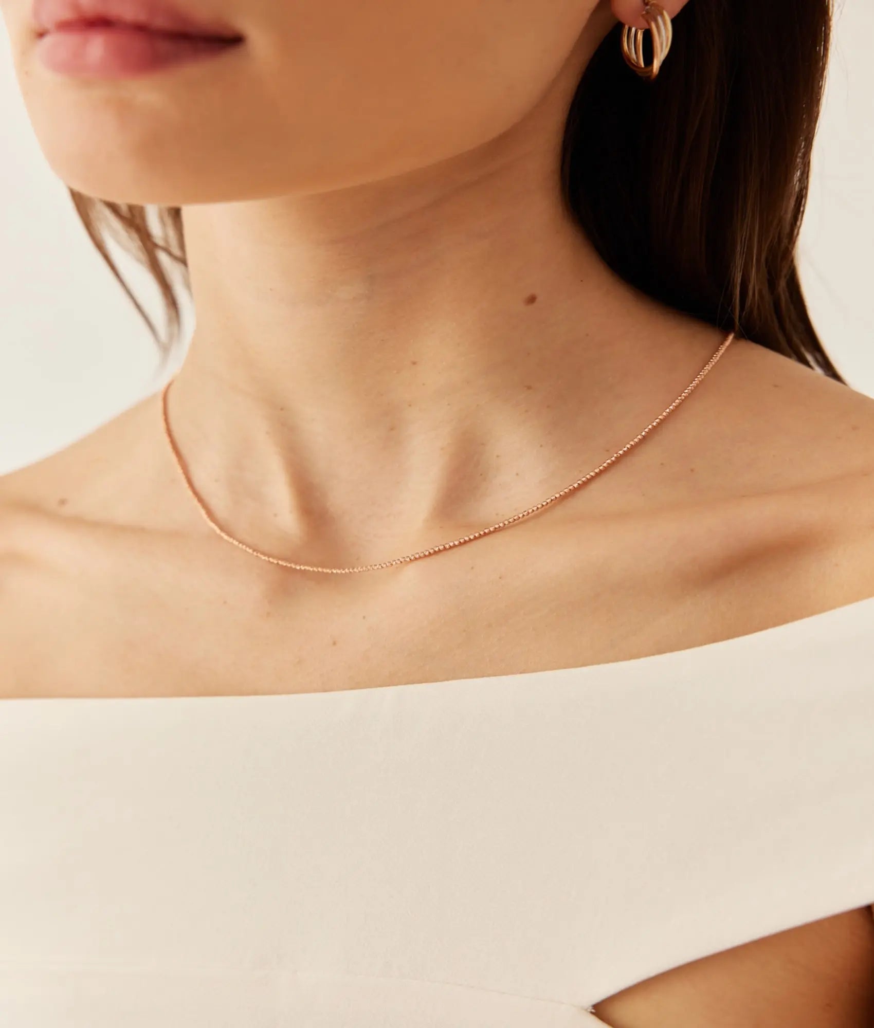 14 Ayar Rose Altın Dorika Kolye