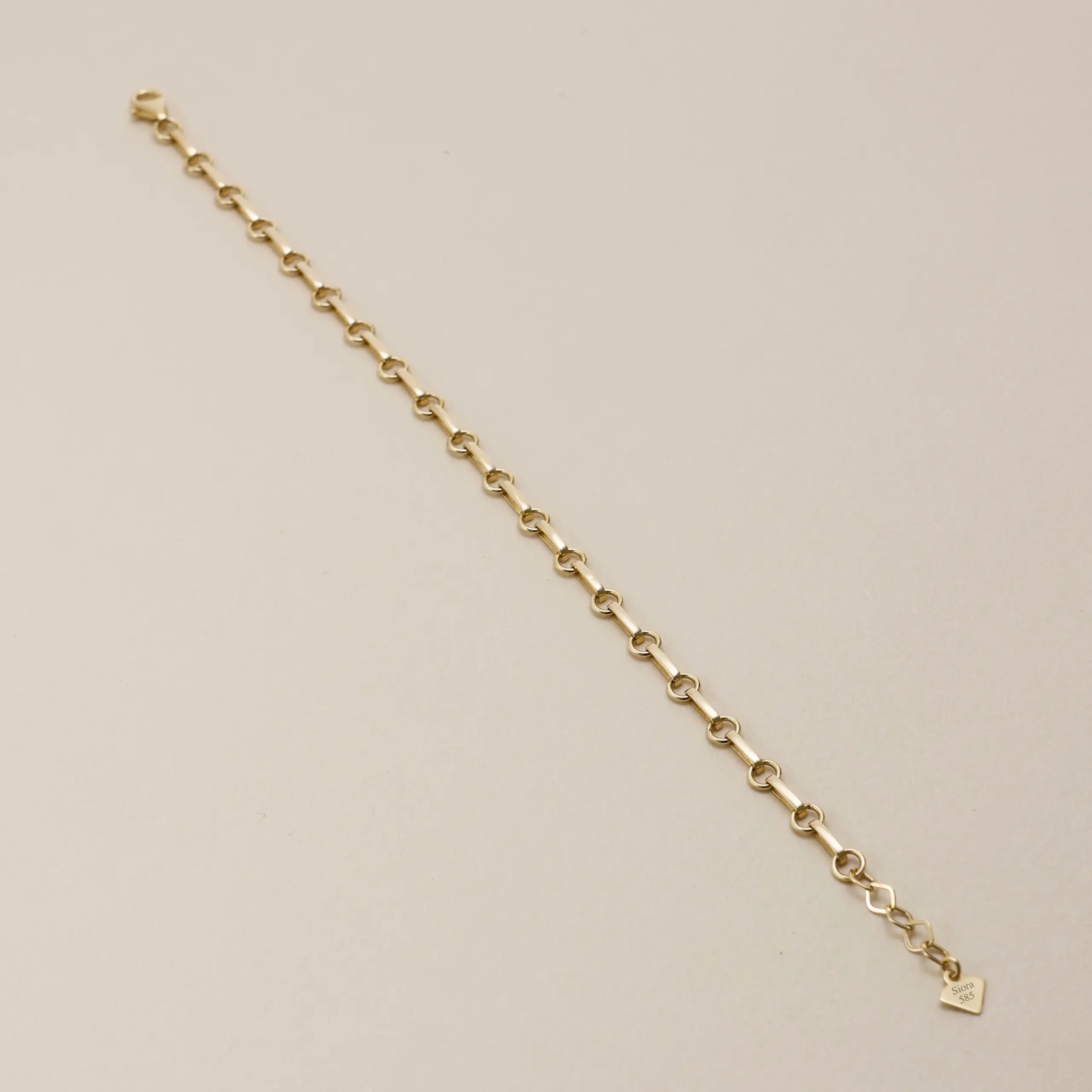 14 Ayar Altın Halka Trend Bileklik