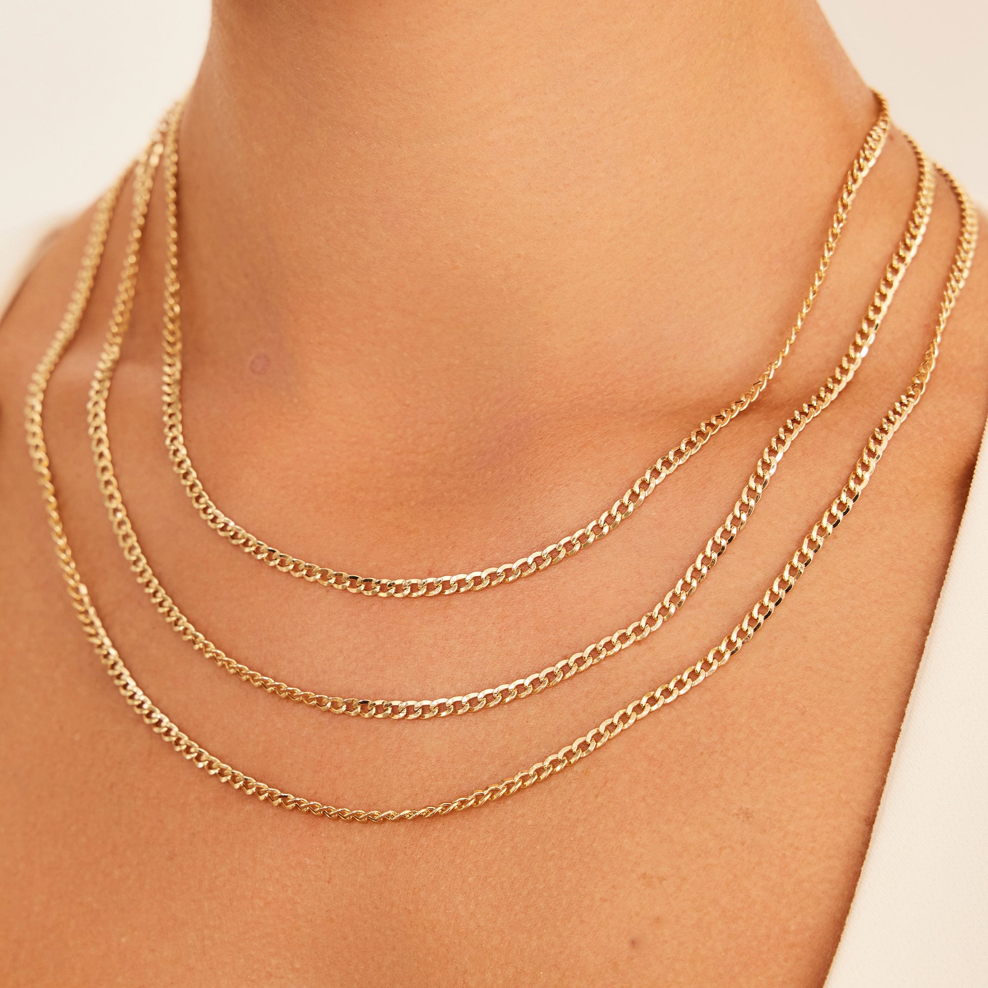 14 Ayar Altın Gurmet Zincir 3,2 mm