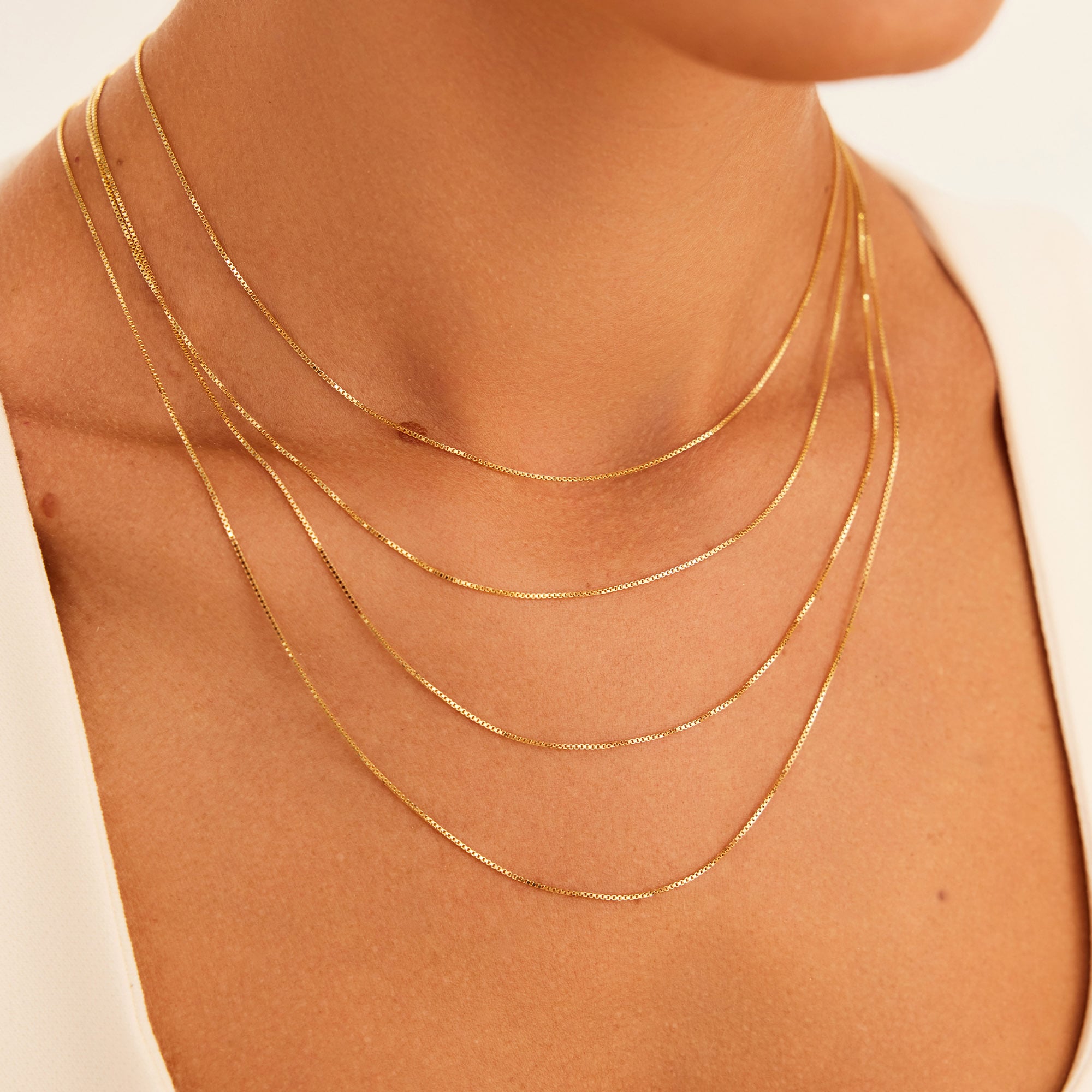 14 Ayar Altın İnce Zincir