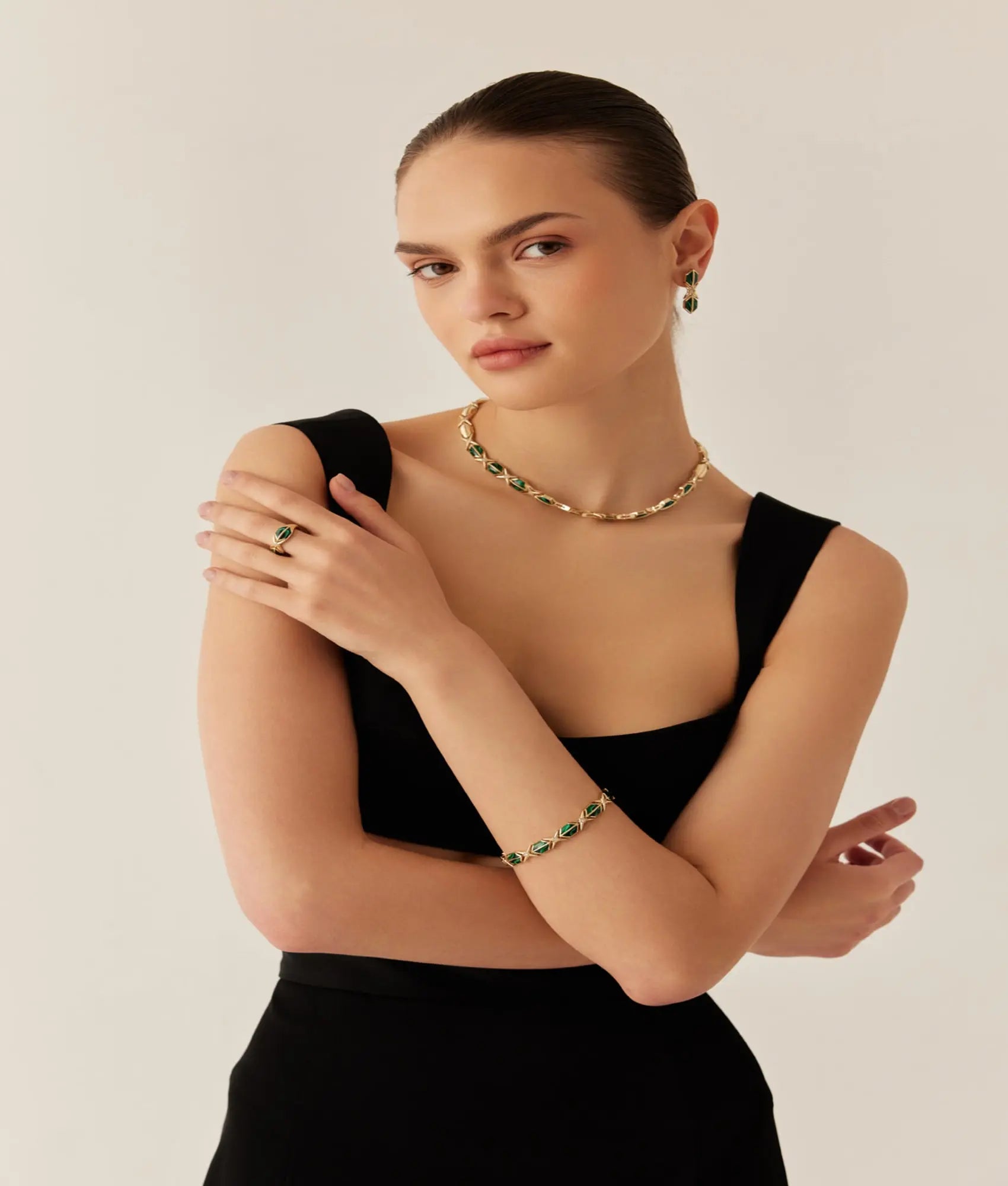 14 Ayar Altın Zelena Bileklik