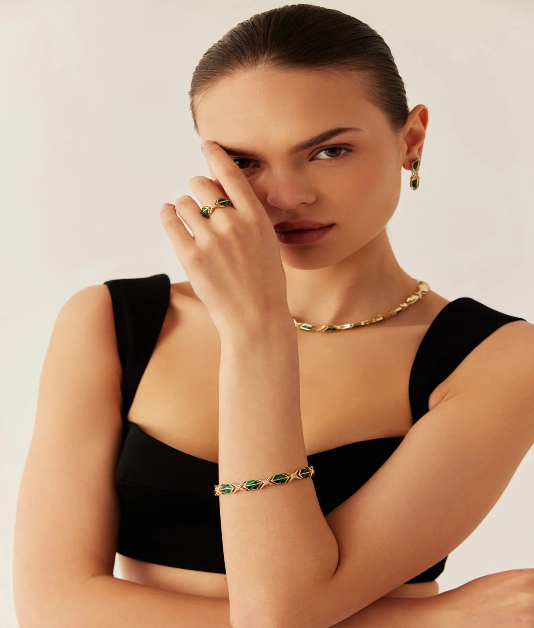 14 Ayar Altın Zelena Bileklik